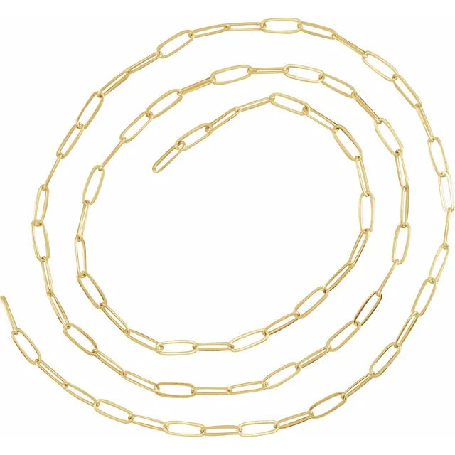 Permanent Jewelry Paperclip Chain Bracelet