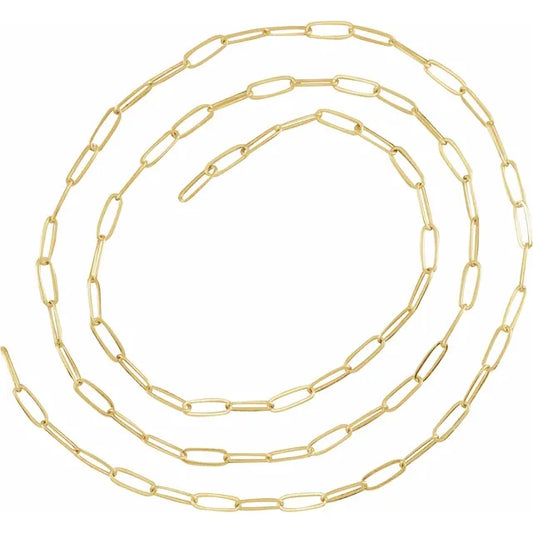 Permanent Jewelry Paperclip Chain Bracelet