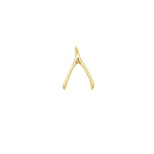 Permanent Jewelry Wishbone "Charm" Dangle