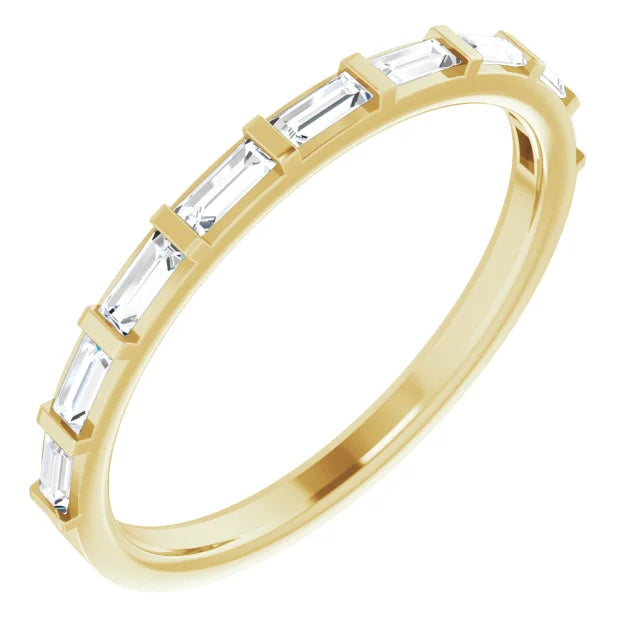 Baguette Diamond Bar Ring