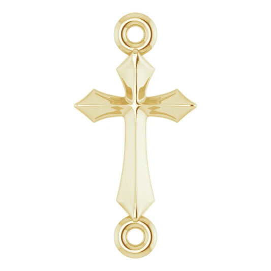 Permanent Jewelry Cross "Charm" Link